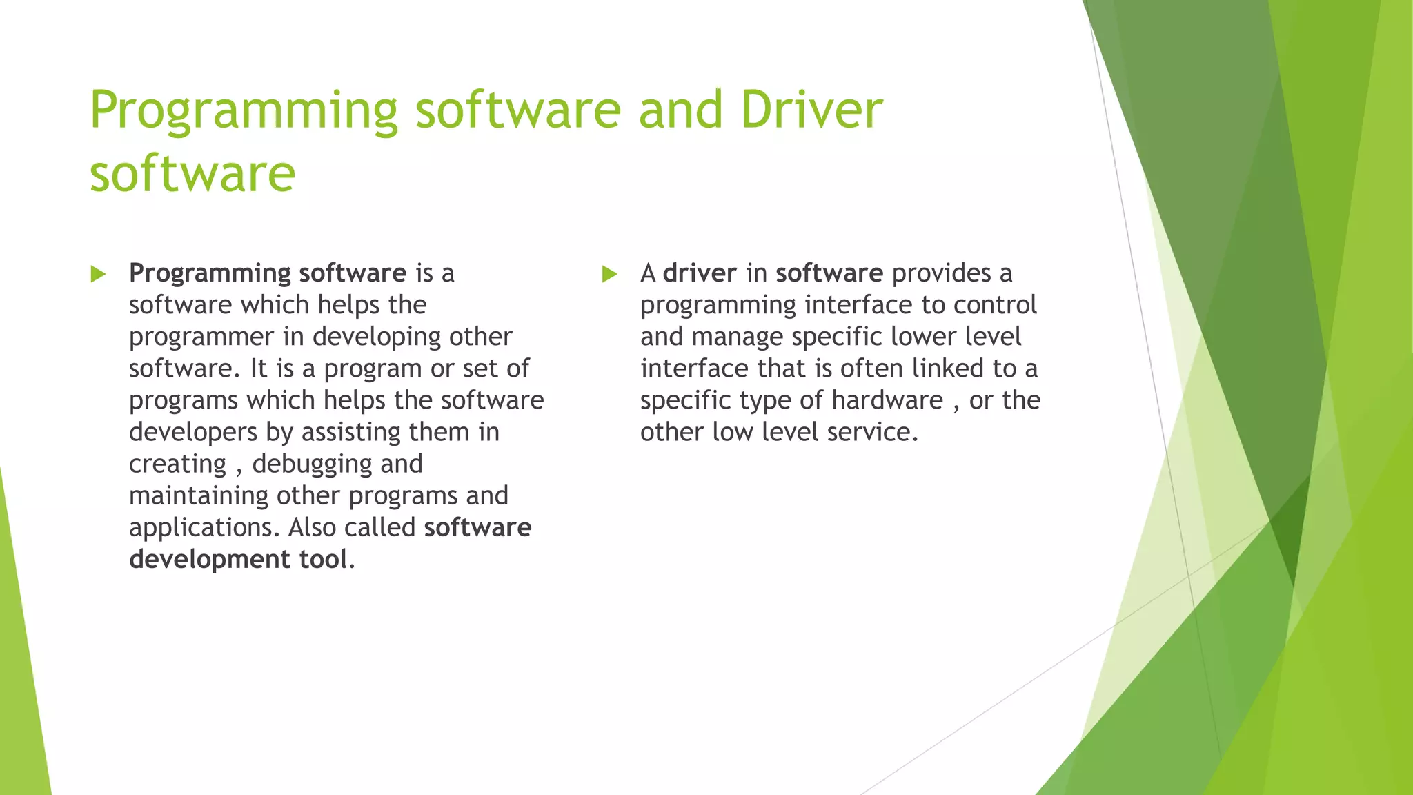 Types of software | PPTX