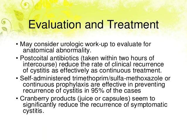 Trimethoprim Antibiotics For Cystitis