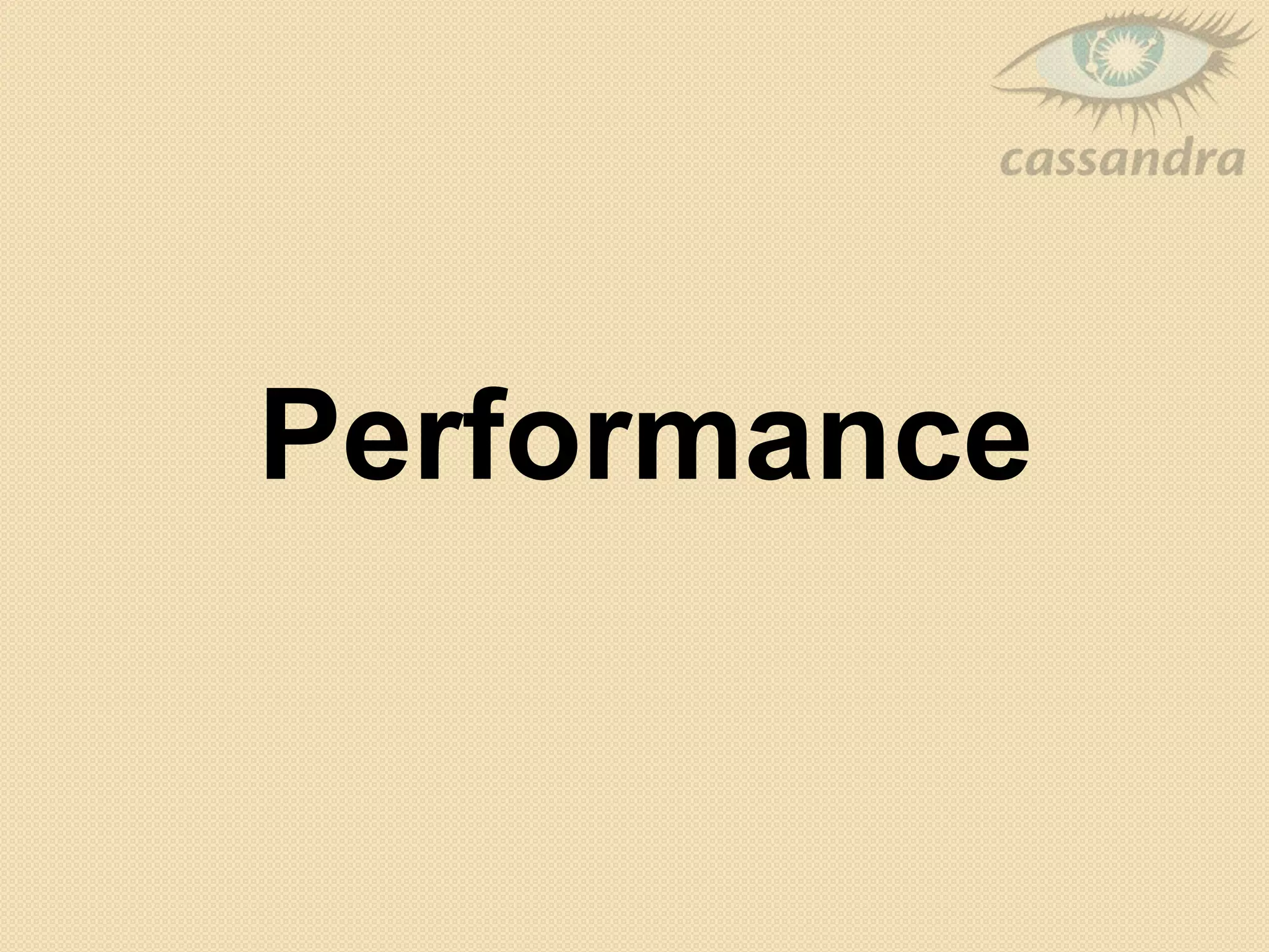 Performance
 