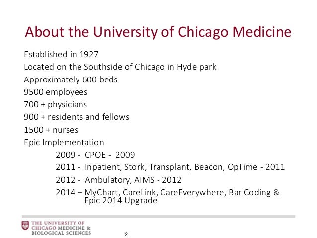University Of Chicago Medicine My Chart