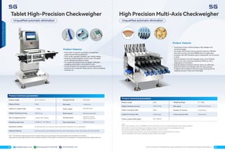 Dynamic Checkweighers and Automatic Weighing Machine Solutions | PDF