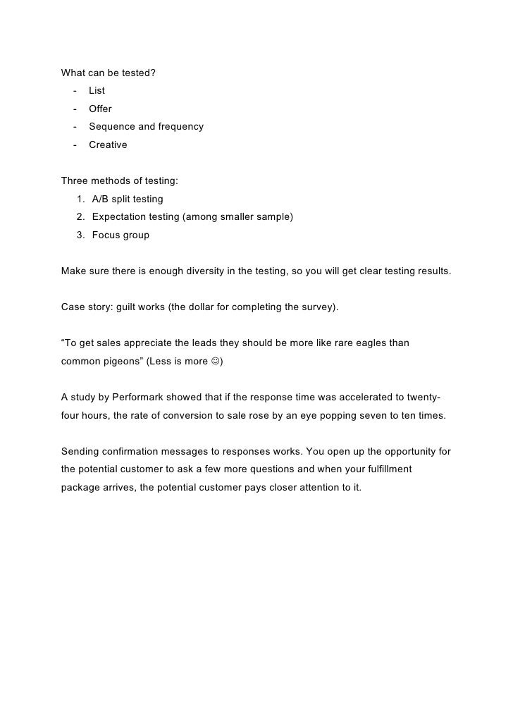 Summary - Fundamentals Of B2B Sales And Marketing - John M Summary - Fundamentals Of B2B Sales And Marketing - John M