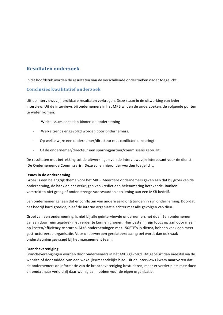Samenvatting adviesrapport de ondernemende commissaris mkb hub hu