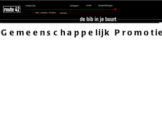 G e m e e n s c h a p p e lijk P r o m o t ie
 