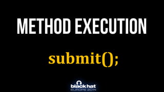 Same Origin Method Execution (BlackHat EU2014)