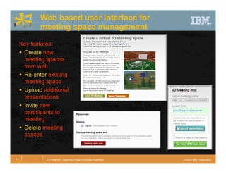 Sametime 3D - Virtual Worlds in OpenSim