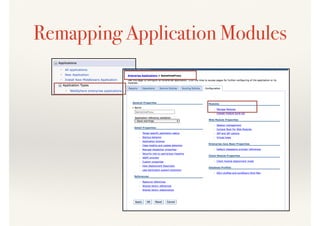 Remapping Application Modules
 