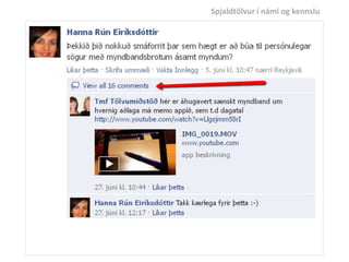 Spjaldtölvur í námi og kennslu
 