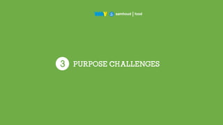 PURPOSE CHALLENGES3
 