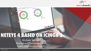 1© Würth Phoenix … more than software
NetEye 4 based on Icinga 2
Michele Santuari
Research and Development Team
System Integration Business Unit
 