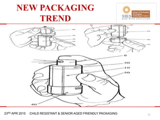 21st & 22nd Nov 2013 Innopack FMCG New Delhi23RD APR 2015 CHILD RESISTANT & SENIOR AGED FRIENDLY PACKAGING
NEW PACKAGING
TREND
11
 