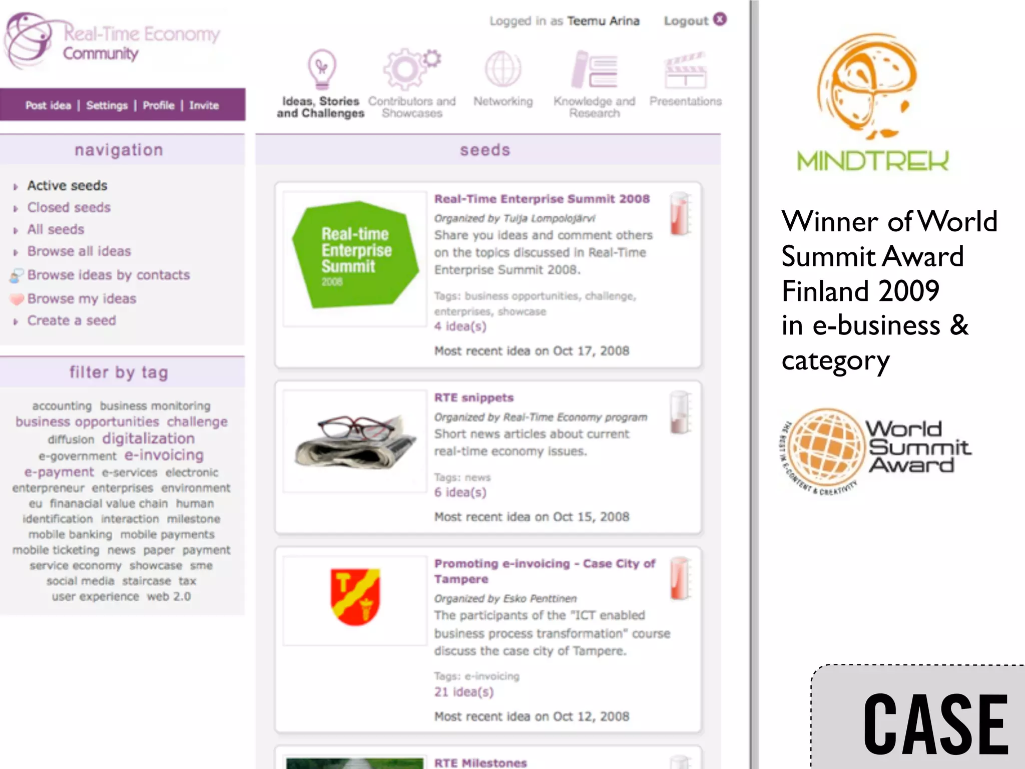 Sam Inkinen Open Innovation and Web 2.0