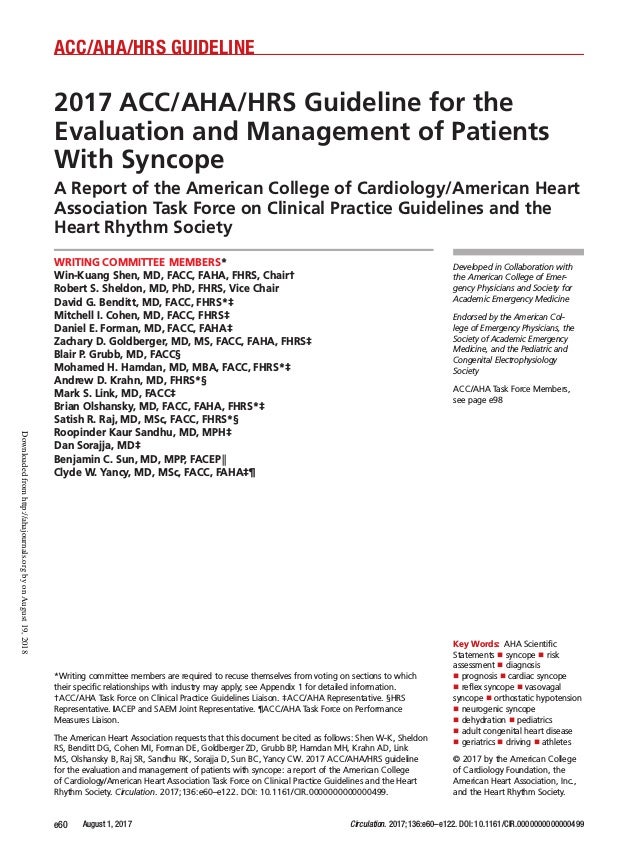 Samir Rafla 2017 Guidelines Evaluation And Management Of