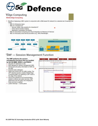 Defence
5G (3GPP Rel.15) Technology Introduction-2018, by Mr. Samir Mohanty
 