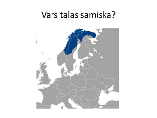 Samiska Rappare Samiska | PPTX