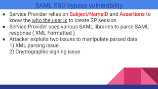 Saml authentication bypass | PDF