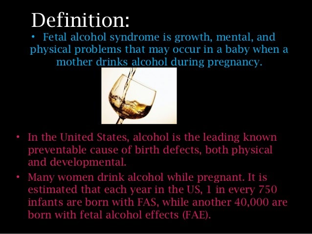 the description the fetal alcohol syndrome Fetal alcohol syndrome speech implications, treatment options, and resources categories: definition: fetal alcohol syndrome is a congenital syndrome caused by excessive consumption of. the description the fetal alcohol syndrome Fetal alcohol syndrome speech implications, treatment options, and resources categories: definition: fetal alcohol syndrome is a congenital syndrome caused by excessive consumption of.