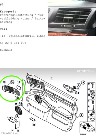 BMW E39 Ersatzteile
