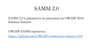 Pavlo Radchuk - OWASP SAMM: Understanding Agile in Security
