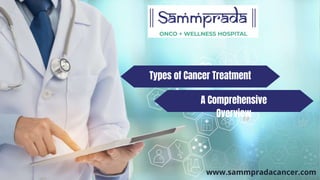 Types of Cancer Treatment
A Comprehensive
Overview
www.sammpradacancer.com
 