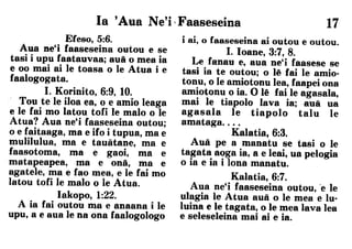 Samoan bible   help from above