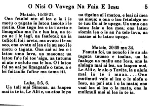 Samoan bible   help from above