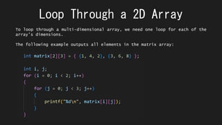 2D-Arrays | PPT
