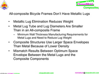 Реферат: Technology Of Composite Bicycle Framestechnology Of Composite