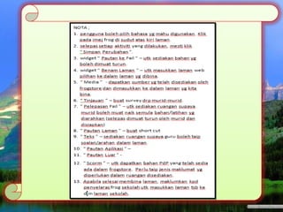 Sampel bina laman dlm frogvle2013