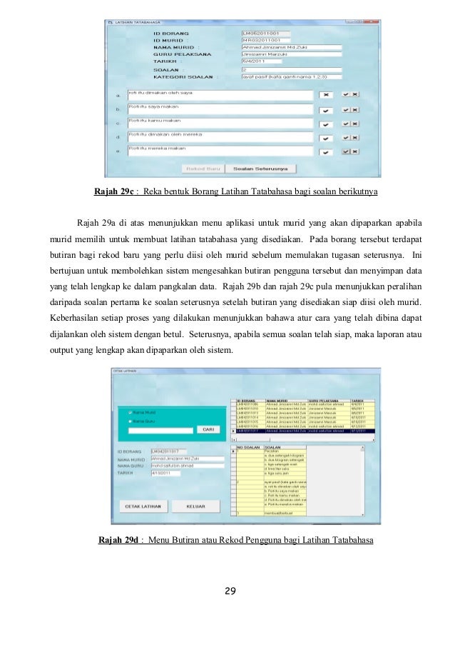 Sampel program pemantauan pencapaian akademik murid