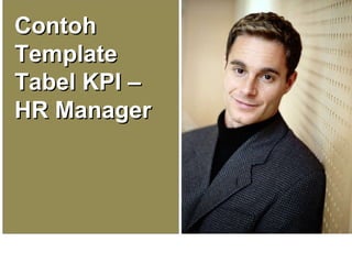 Contoh Template Tabel KPI – HR Manager 
