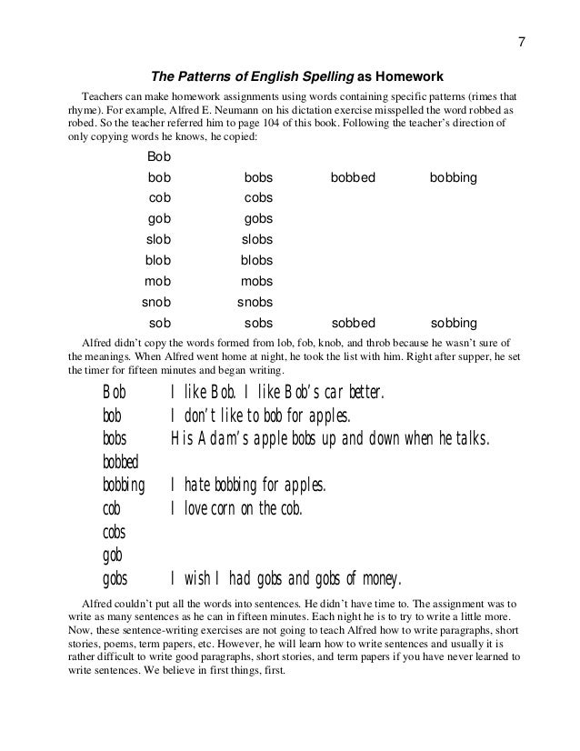 Sample 100 Index Patterns English Spelling Volumes 1 10