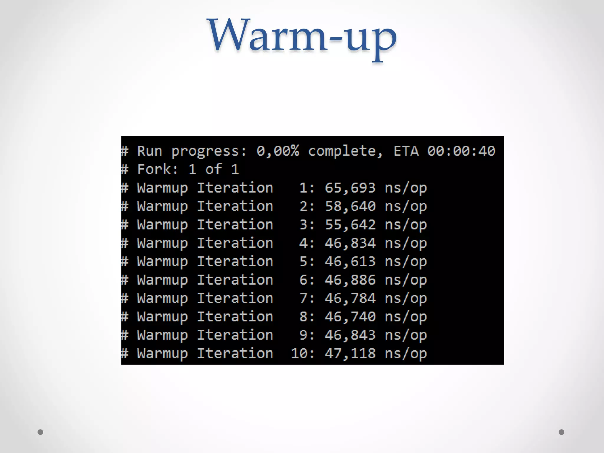 Warm-up
 