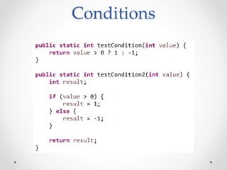 Conditions
 