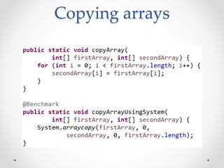 Copying arrays
 