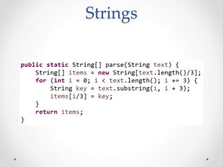 Strings
 