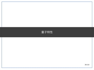 39/110
量子特性
 