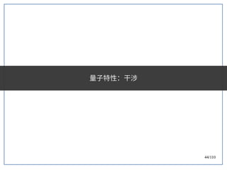 44/110
量子特性：干涉
 
