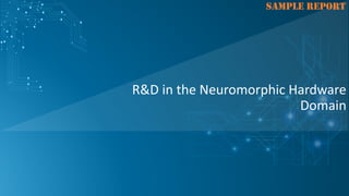 SAMPLE REPORT
R&D in the Neuromorphic Hardware
Domain
 