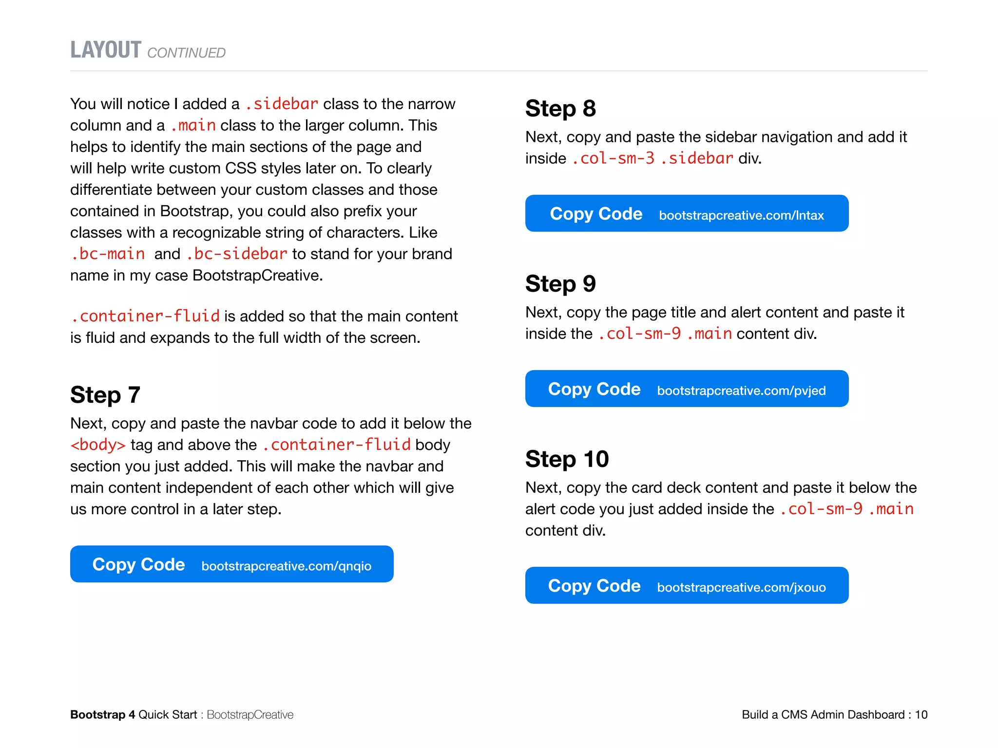 Bootstrap 4 tutorial pdf for beginners learn step by step ppt