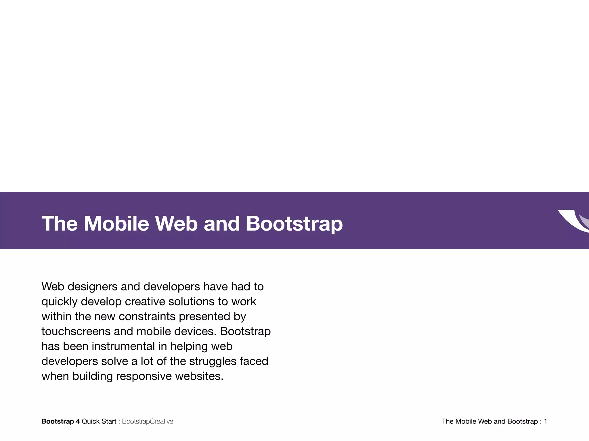 Bootstrap 4 Tutorial PDF for Beginners - Learn Step by Step | PPT