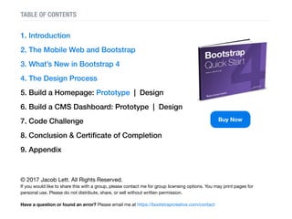 Bootstrap 4 Online Training Course Book Sample | PPT