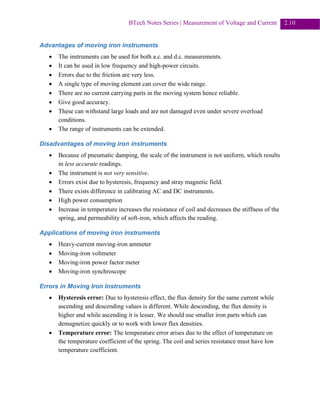 Full Chapter: Measurement of Voltage and Current | PDF