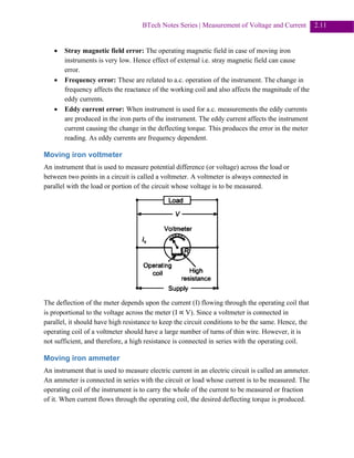 Full Chapter: Measurement of Voltage and Current | PDF