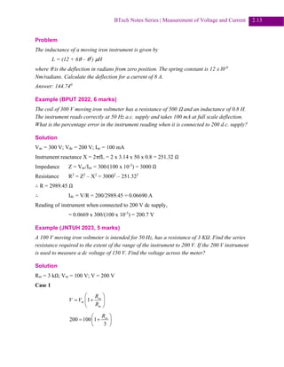 Full Chapter: Measurement of Voltage and Current | PDF