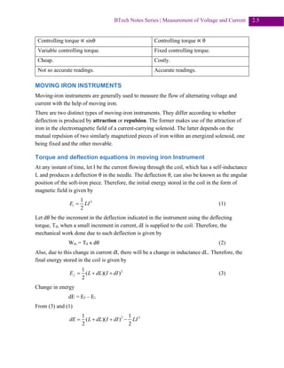 Full Chapter: Measurement of Voltage and Current | PDF