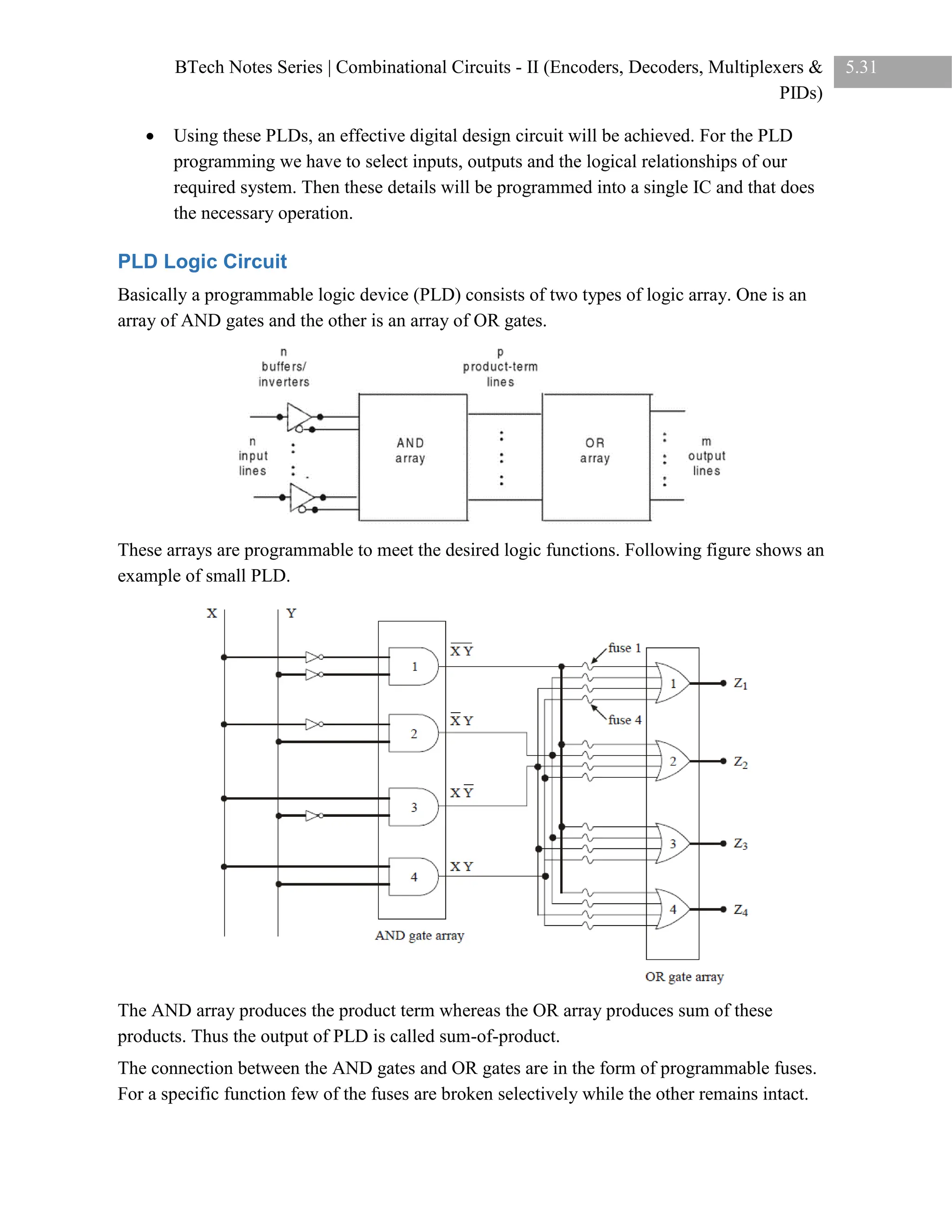 Combinational Circuits - II (Encoders, Decoders, Multiplexers & PIDs).pdf