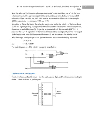 Combinational Circuits - II (Encoders, Decoders, Multiplexers & PIDs).pdf