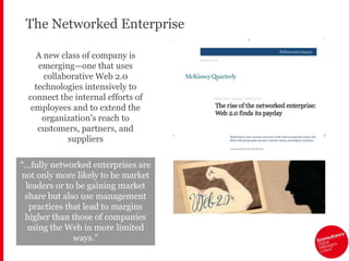 Porous Enterprise Connected employees bring new thinking into the organisation