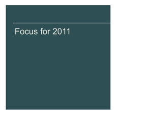 Level of integration with other activities